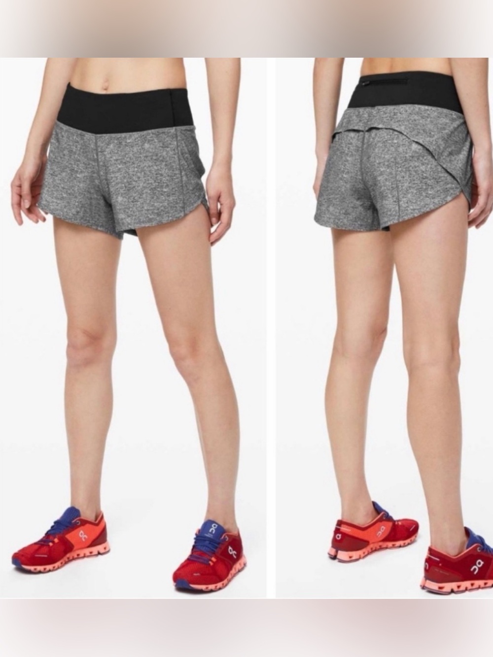 Lululemon size 4 shorts bundle inseam 2.5’ - Picture 7 of 8